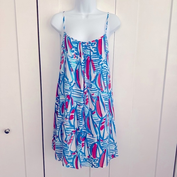 Lilly Pulitzer sailboat Daphne dress - Picture 2 of 7